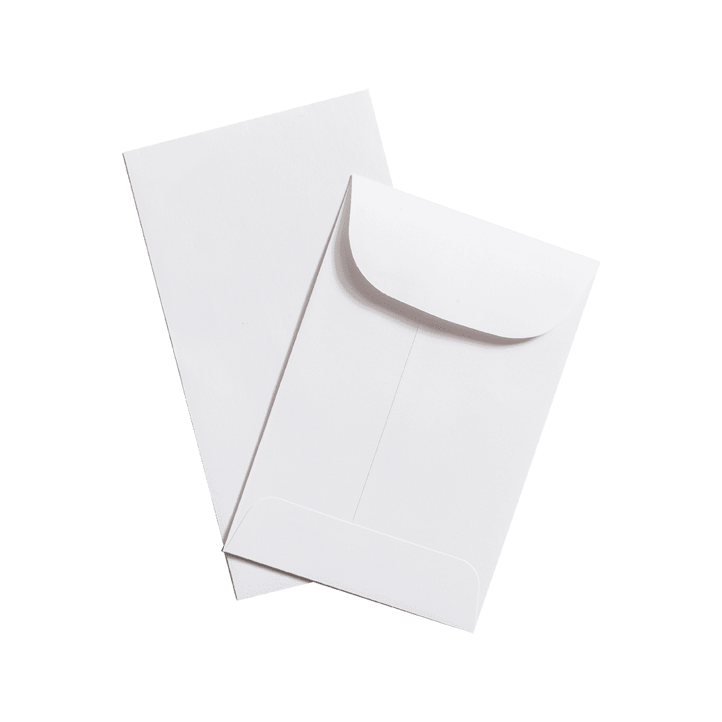 JBM #4 GLASSINE ENVELOPES - 3 1/4 X 4 7/8 - FREE SHIPPING