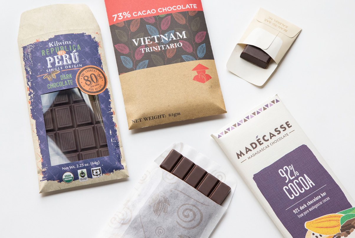 custom chocolate bar packaging